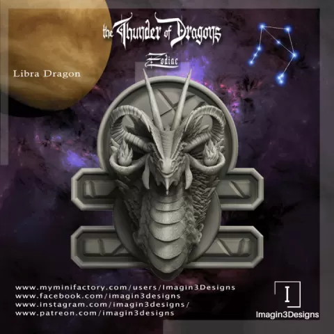 Pre-Supported Libra Dragon by Imagin3Designs