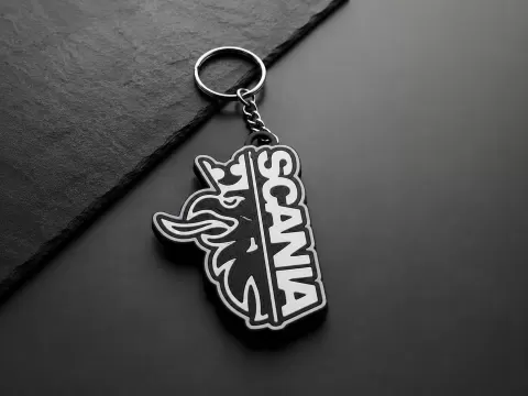 Scania keychain