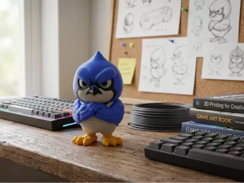 The Disgruntled Blue Jay