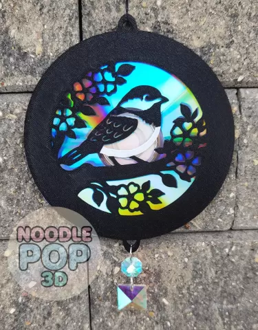 Chickadee Sun Catcher