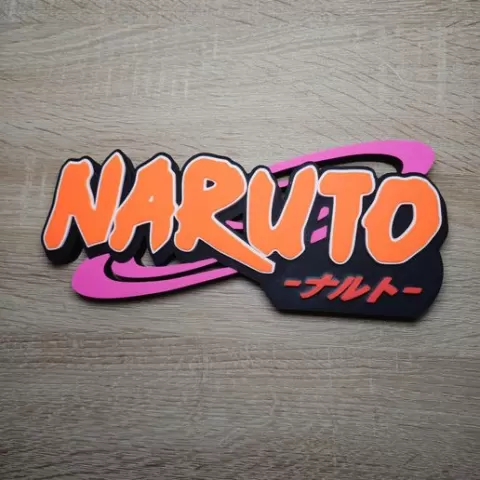 Naruto logo 3D