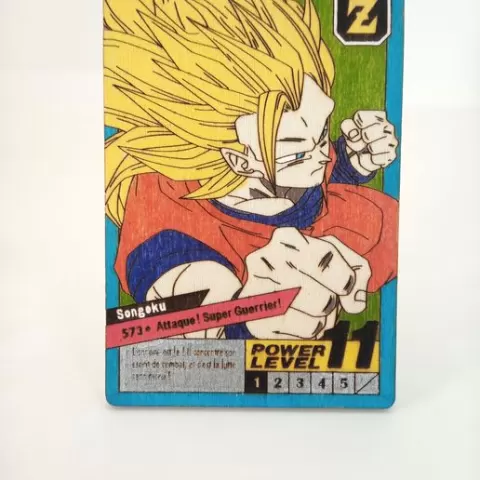 Dragon Ball Z card - PACK of 6 cards - Laser engraving ( lasercut Files / SVG )