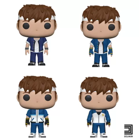 BUNDLE KIT 4 MODELS SHINGO KOF THE KING OF FIGTHERS FUNKO POP TOYART