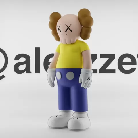 Kaws Morty Smith