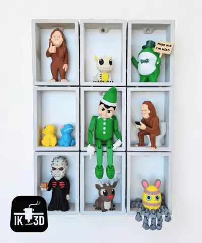 Modular Rectangular Display Shelves