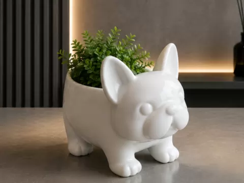 French Bulldog Planter