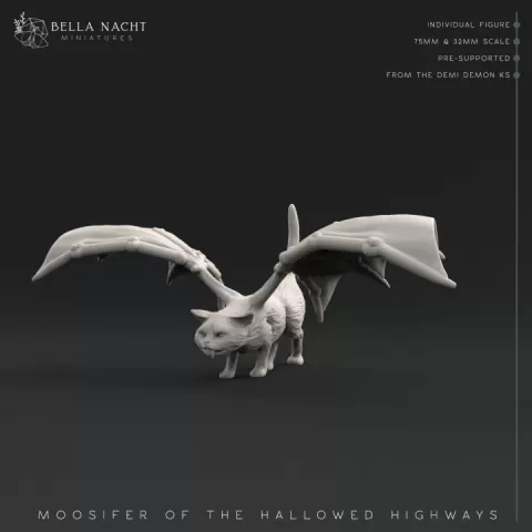 Moosifer of The Hallowed Highways | 40 & 75mm by Bella Nacht Minis