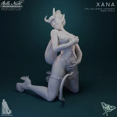 Xana of The Hallowed Highways | 75mm | Pre Supported by Bella Nacht Minis