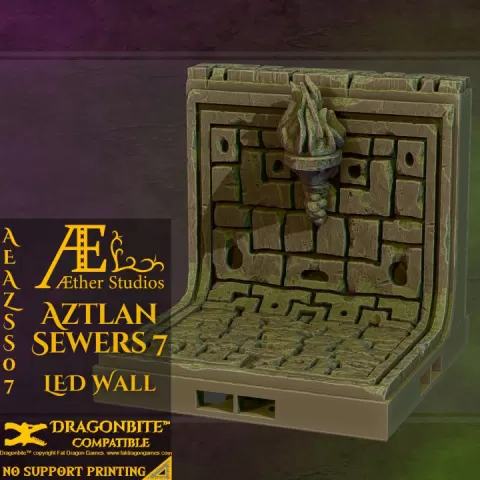 AEAZSS07 - Aztlan Sewer LED Wall by Aether Studios