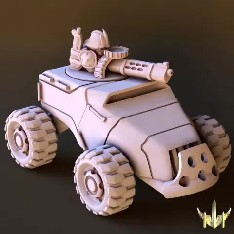 Space Conscript All Terrain Vehicle (ATV) by Triple Spire Workshop