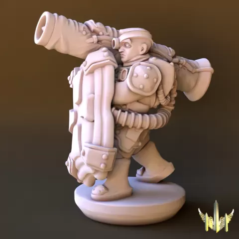 Squad Leader Pose 03 by Triple Spire Workshop
