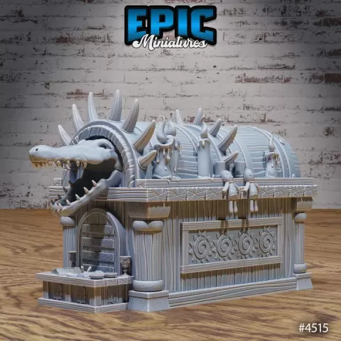 Cursed Tomb Wood / Safari Environment / African Theme Equipment / Tribal Items / Jungle Utopia Item / Southern Decoration Encounter by Epic-Miniatures
