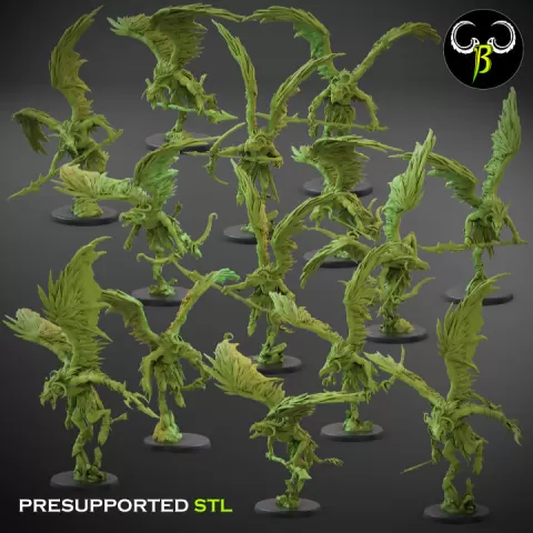 Avian Hunter Full Squad by ClayBeastCreation