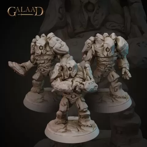 Runed Golems Bundle Presupported