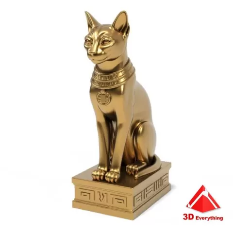 Egyptian cat by 3D Everything