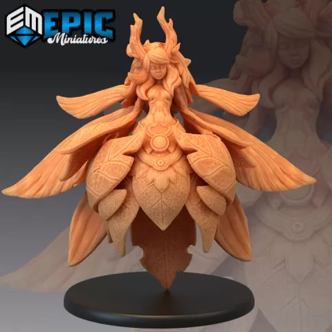 Fairy Queen / Female Nature Spirit Leader / Royal Forest Fey by Epic-Miniatures