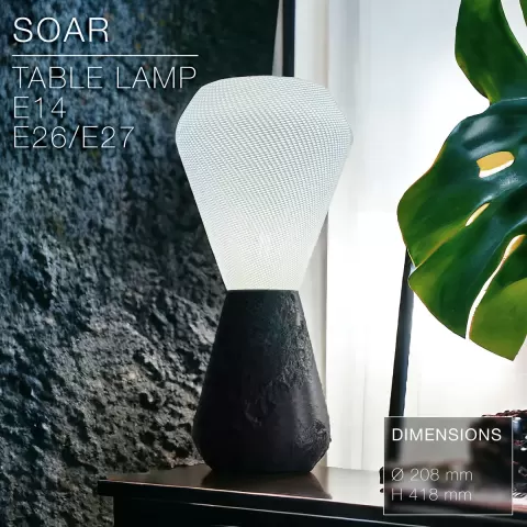 SOAR | Table lamp E14 & E27 & E26 fast print