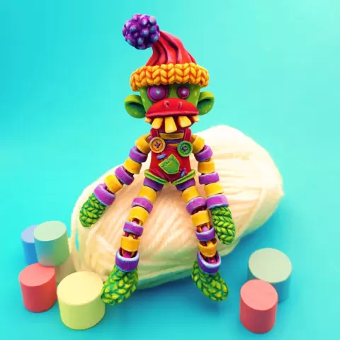 Creepy Sock Monkey