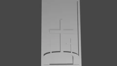 Three Crosses He Has Risen