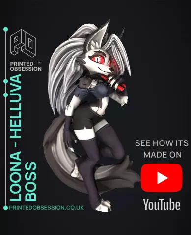 Loona - Helluva Boss - Fan Art