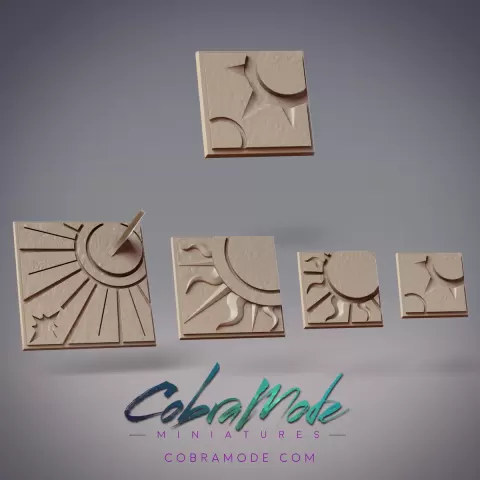 Sundial Square Base Pack (4pcs)