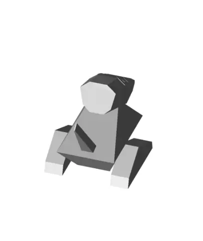 Low Poly Porygon