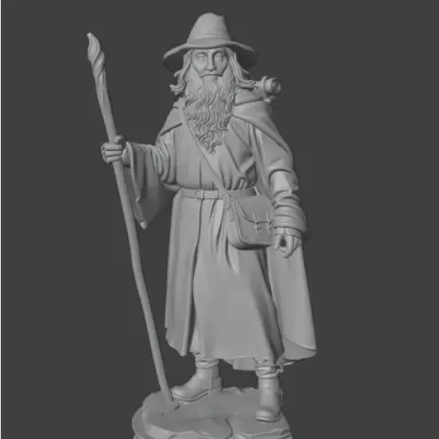Figure The Lord of the Rings Gandalf The Grey (Mejorado) - 3DImpresions