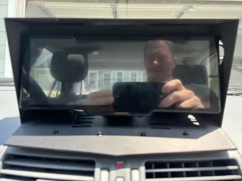 Backup Camera Display Upgraded Mount/Sunshade
