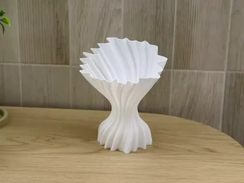 Bouquet Paper Style - 3D Printed Wrapper Vase V.1