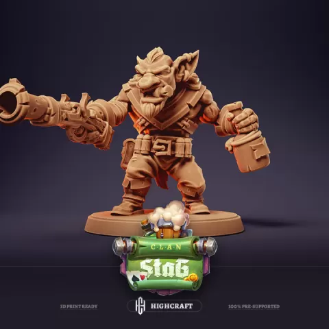 Stag Goblin Duelist by HighCraft