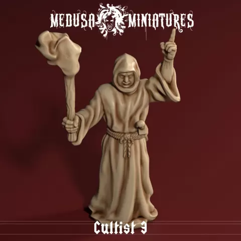 Cult of the Cobra - Cultist 3 by Medusa Miniatures