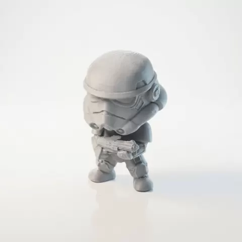 Chibi Stormtrooper Figurine Star Wars 3D Printable