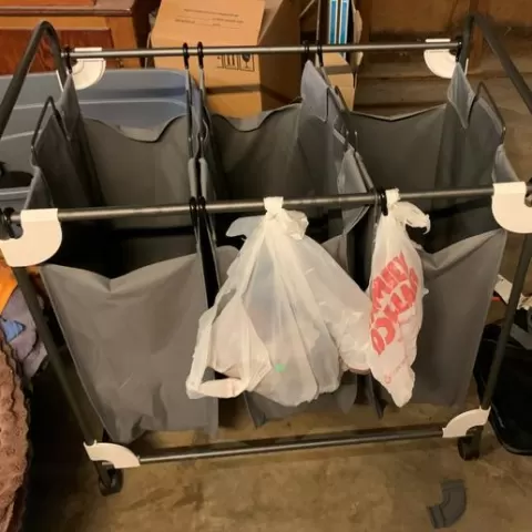 Brackets for Laundry Sorter,