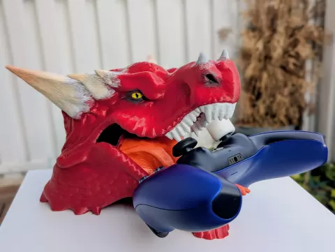 PS5 Dragon Head Controller Stand with Charging (USB-C)