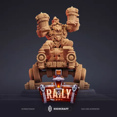 Raily Dwarf Barkeeper by HighCraft
