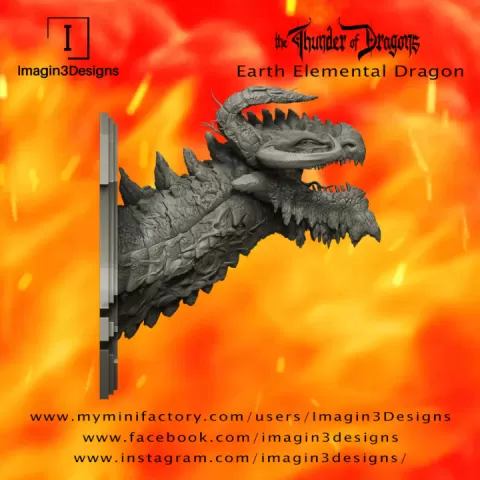 PRE-SUPPORTED Loyid'famix -The Entropy of Creation- The Earth Elemental Dragon by Imagin3Designs