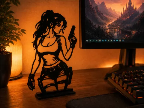 Tomb Raider Desk Decoration