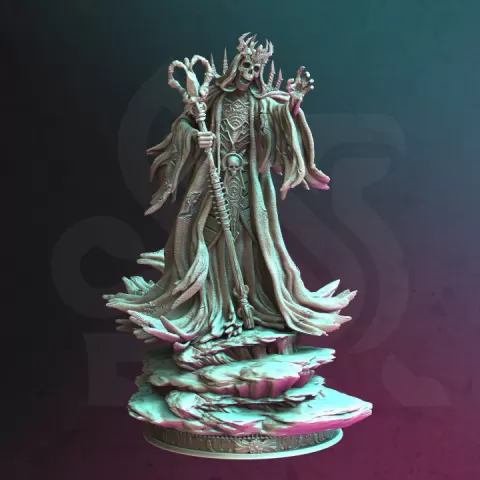 Ancient Lich - Kelathar the Immortal by DM Stash