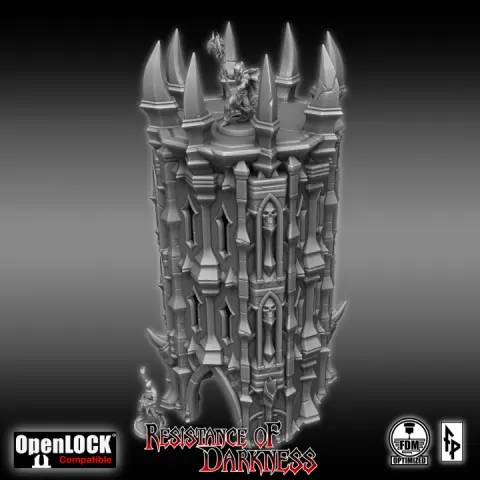 The Crowned Tower by Forbidden Prints