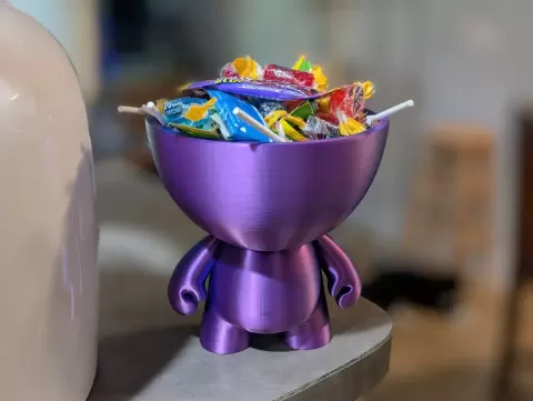 Bowl Head Figure - Storage Container