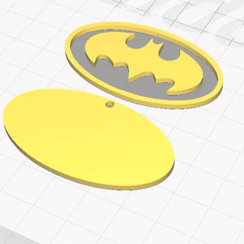BATMAN LOGO KEYCHAIN