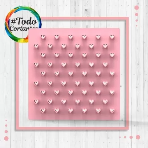 Texture hearts
