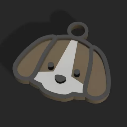 Dog Keychain
