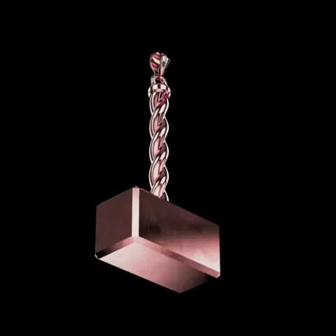 Sledgehammer hammer pendant 3D print model