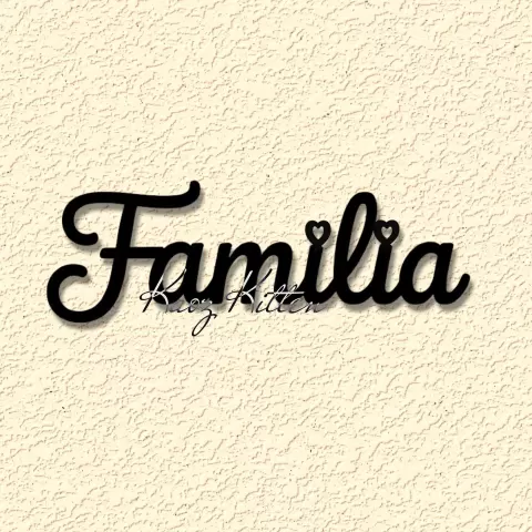 familia spanish sign mini hearts spanish wall art home decor - Kaoz Kitten
