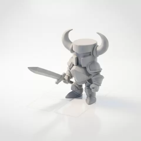 Chibi Knight Figurine Cute 3D Printable