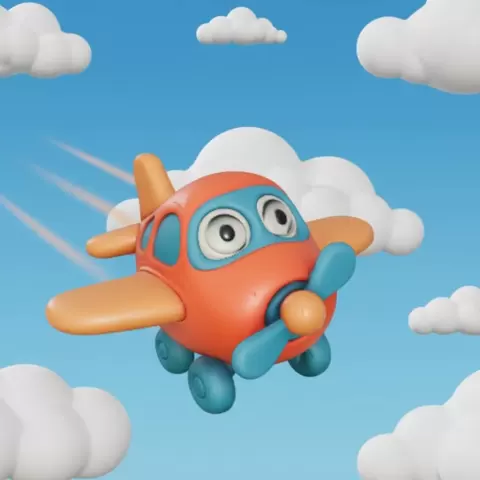 Toy plane - Radiance Designs