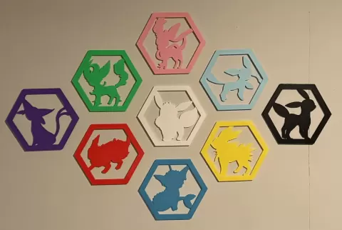 Eeveelution Wallart