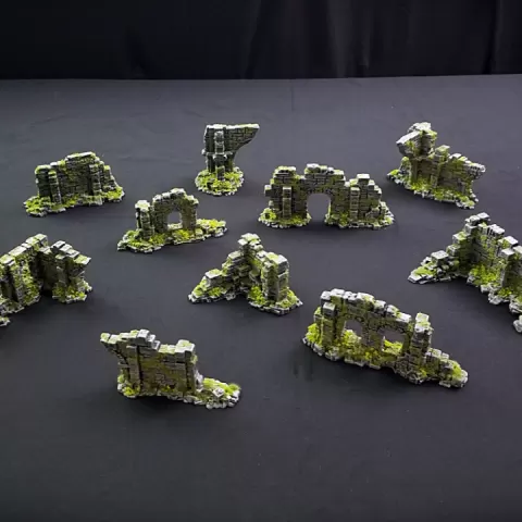 Ancient Ruins Starter Set (10 models) by Terrainify