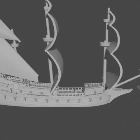 EN English Race-built Galleon GS-EN-5 by Turner Miniatures